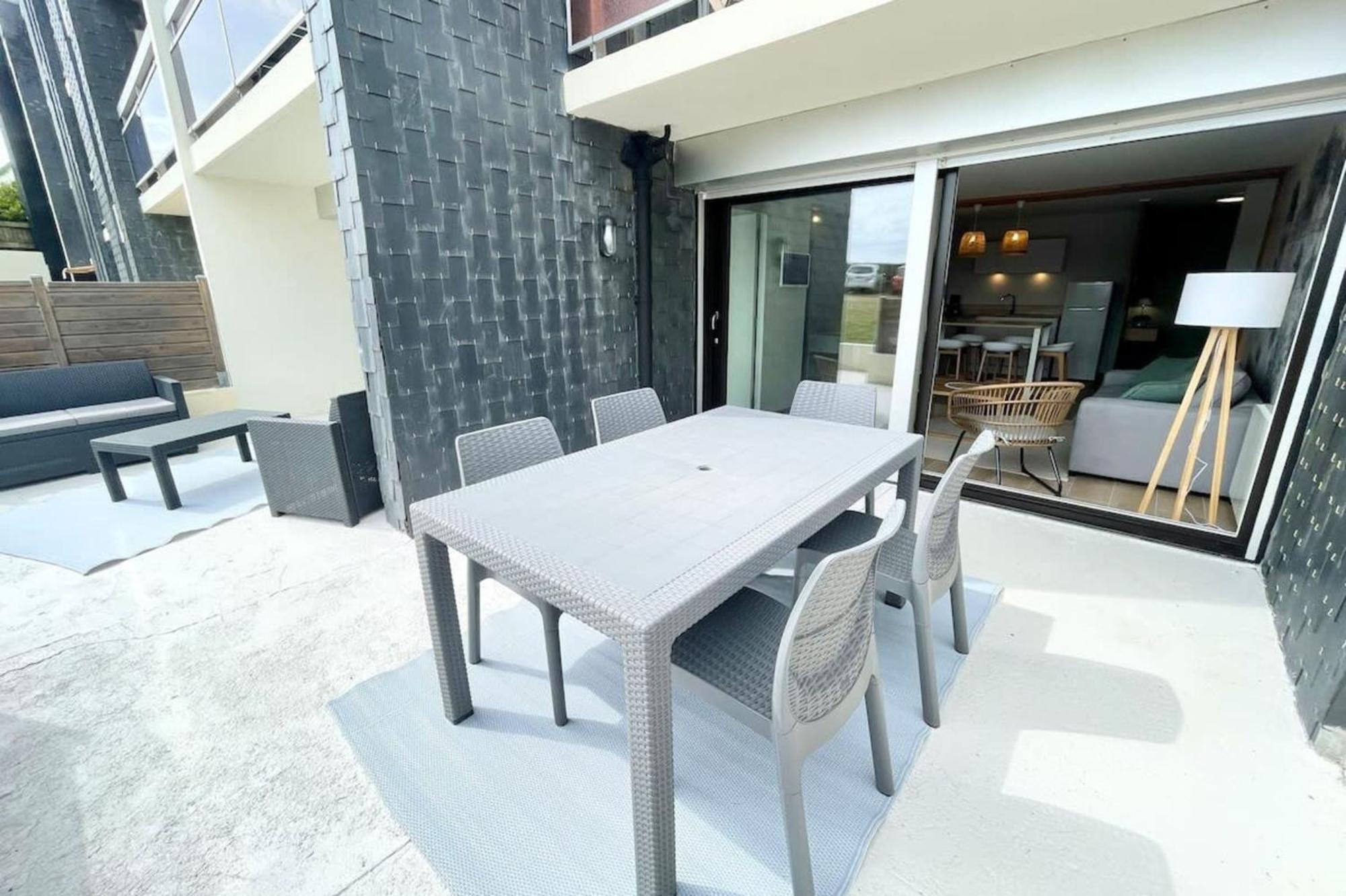 T3 Neuf Archi Cocooning Terrasse Face A La Mer Ploemeur Exteriér fotografie